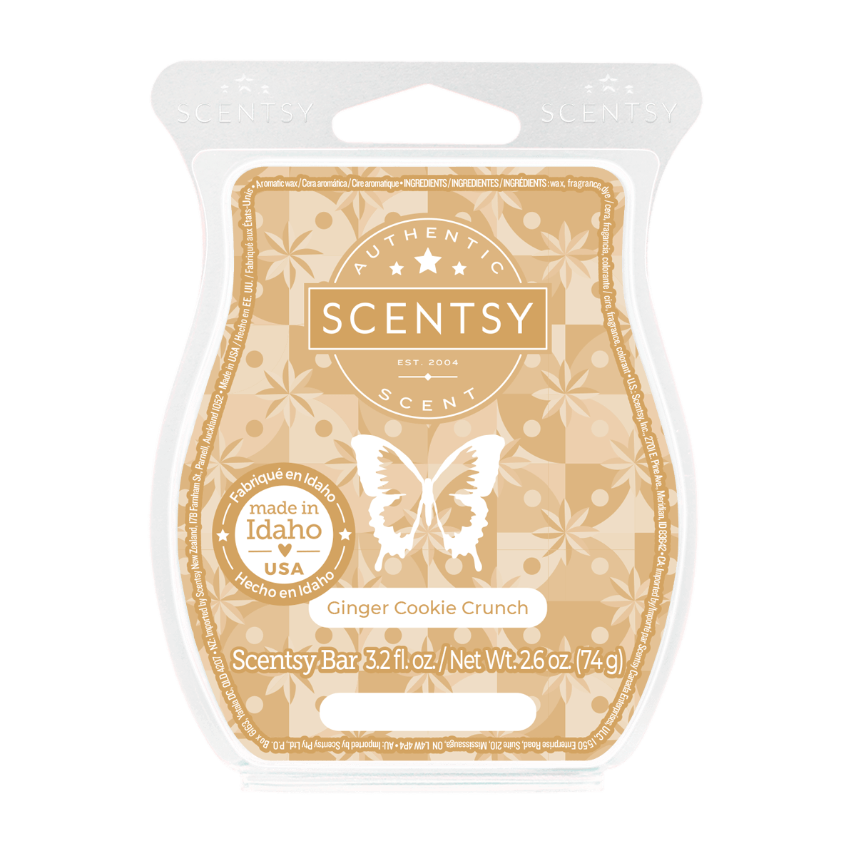 Scentsy Bar Ginger Coockie Crunsh
