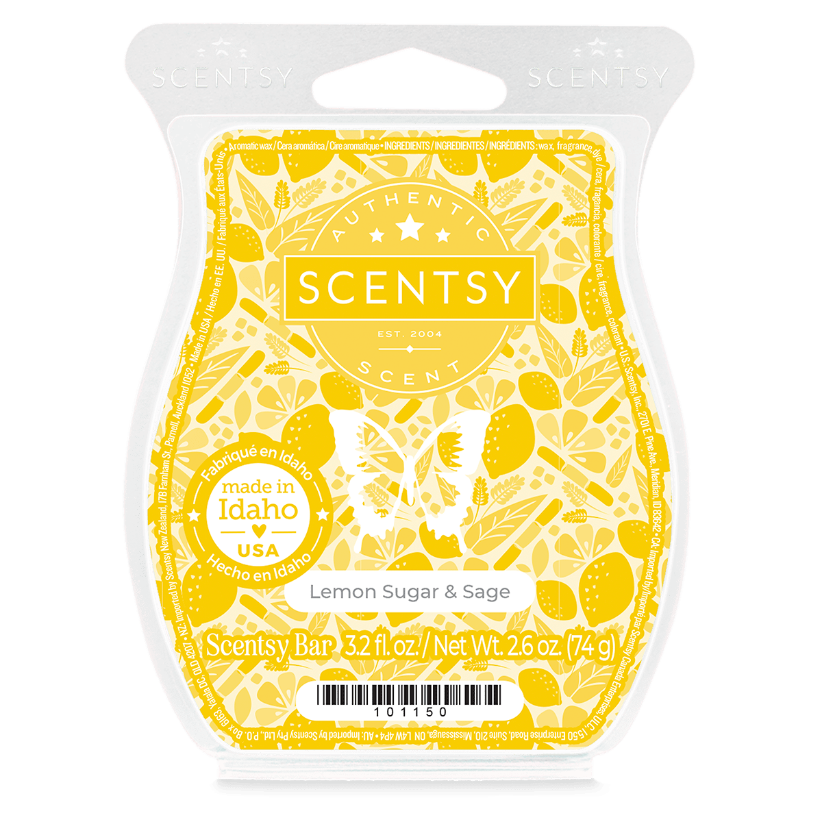 Scentsy Bar Lemon Sugar Sage