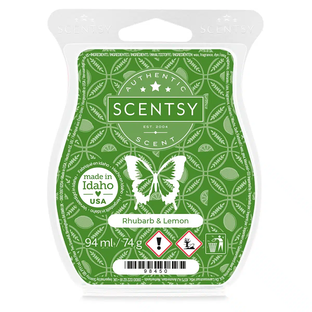Scentsy Bar Rhubarb & Lemon