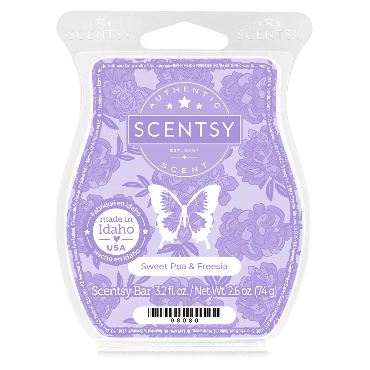 Scentsy Bar Sweet Pea & Freesia