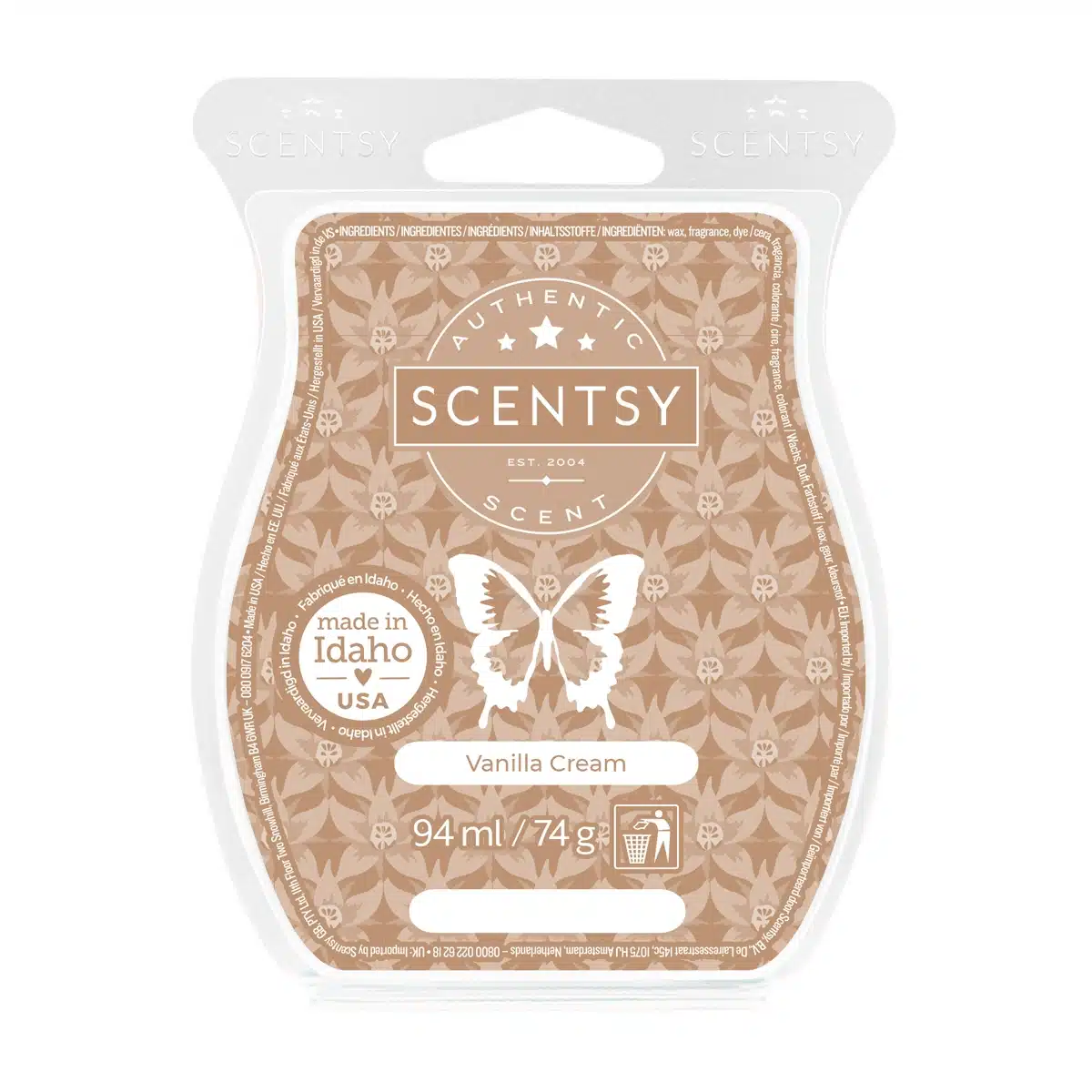 Scentsy Bar Vanilla Cream