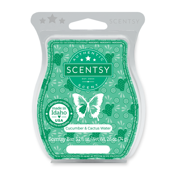 Scentsy Bar Cucumber & Cactus Water